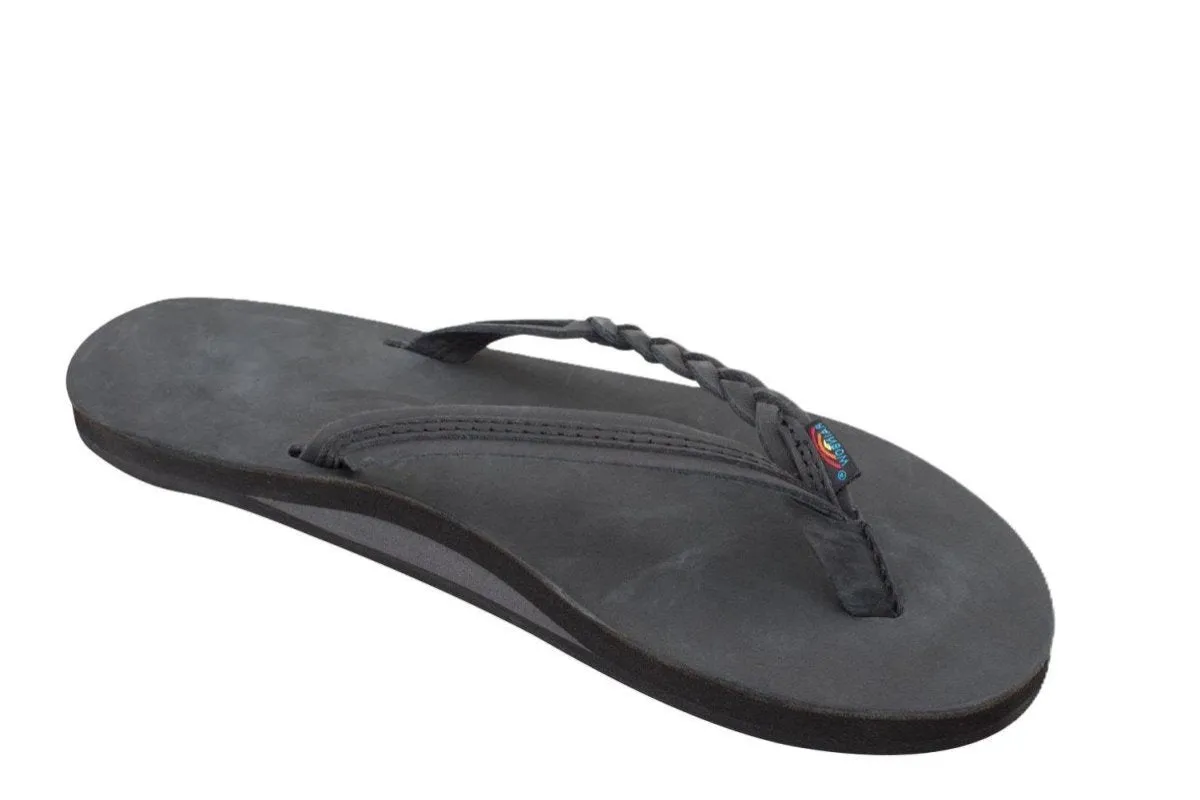 Rainbow Sandals Women's Flirty Black Women's Flip Flop