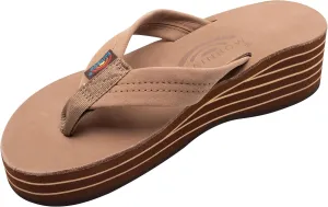 Rainbow Sandals Women's Six Layer Classic Wedge Sandal 1" Strap
