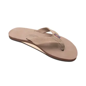 Rainbow Women's Sandal DARK BROWN Wide Strape Single Layer 301 ALTSN