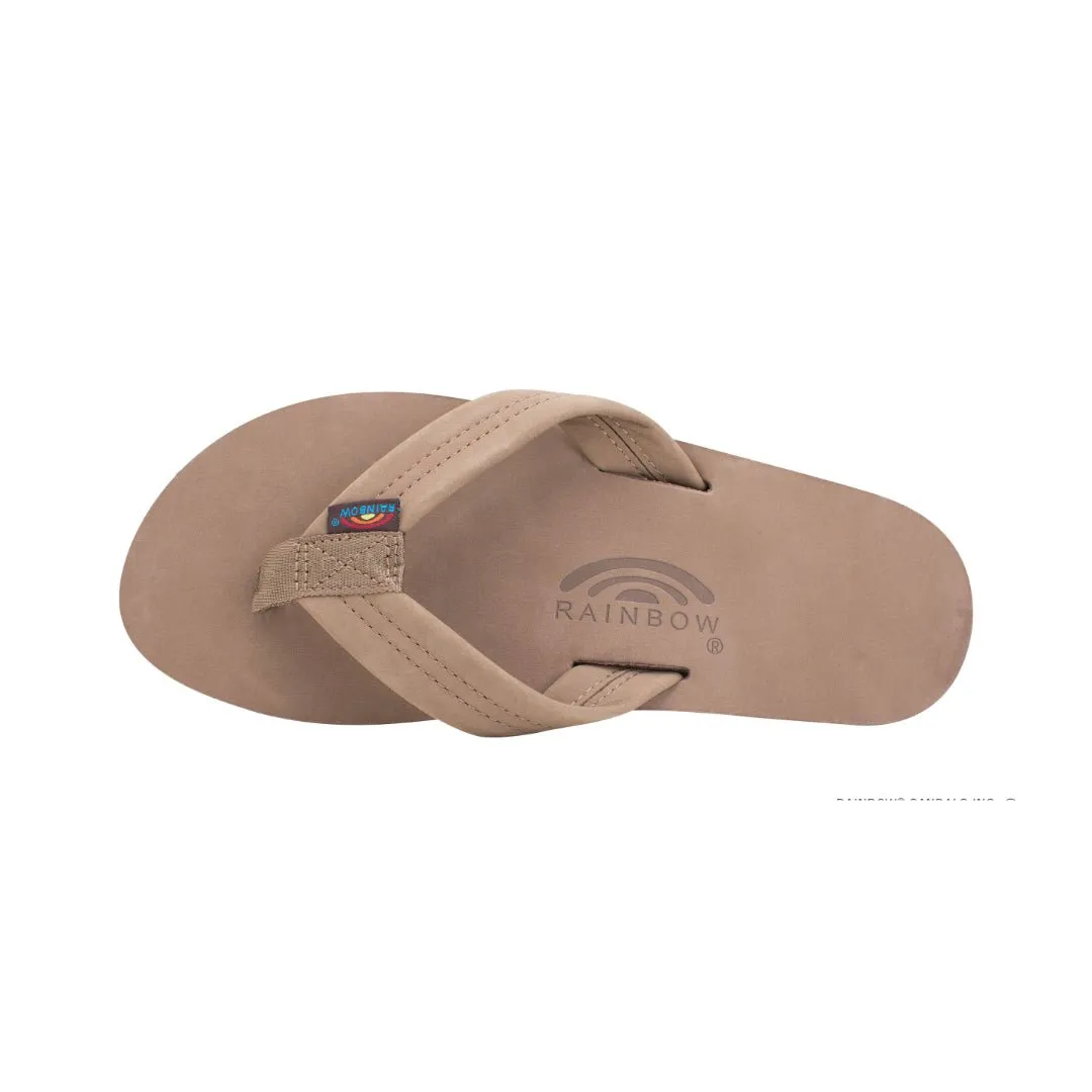 Rainbow Women's Sandal DARK BROWN Wide Strape Single Layer 301 ALTSN