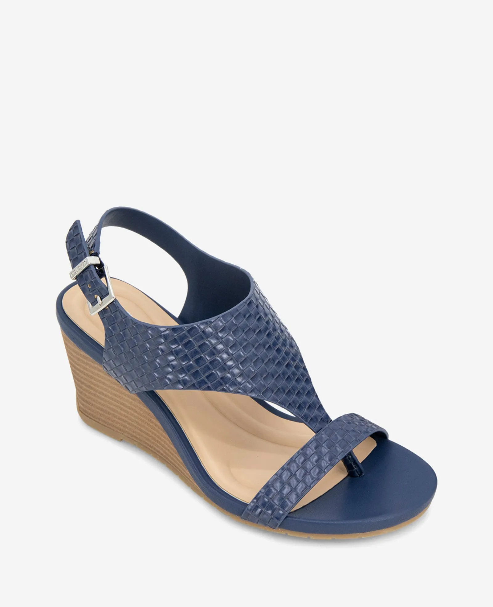 REACTION - Greatly Woven Wedge Thong Sandal