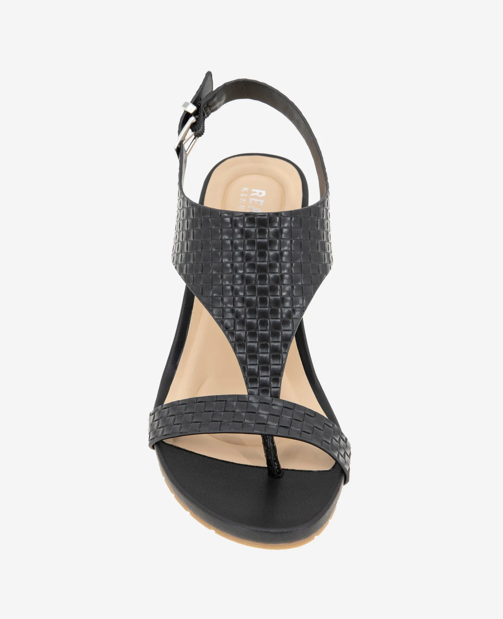 REACTION - Greatly Woven Wedge Thong Sandal