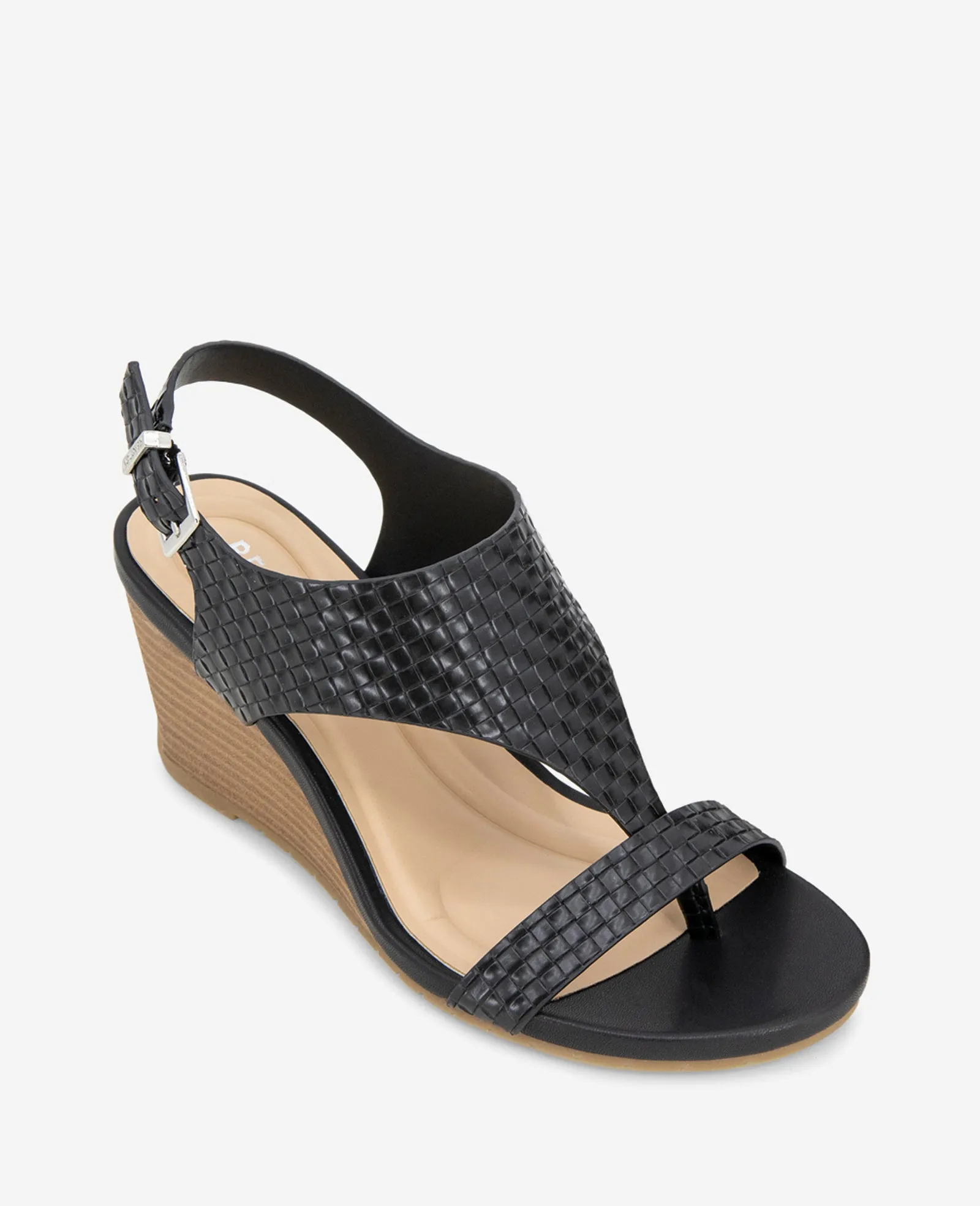 REACTION - Greatly Woven Wedge Thong Sandal