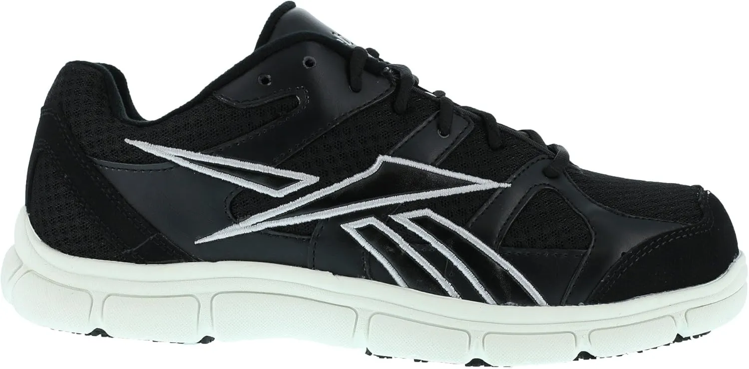 Reebok Womens Black Leather Mesh Athletic Oxford Sport Grip Comp Toe 12 M