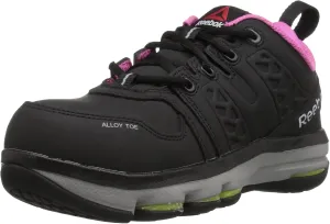 Reebok Work Women's DMX Flex Safety Toe Work Shoe, Black, 11 W US