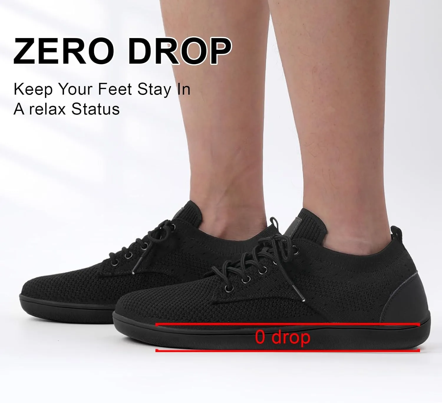 relxfeet Men's Dress Sneakers Fashion Oxfords Business Casual Shoes Wide Toe Box Barefoot Zero Drop Walking Shoes