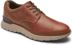 Rockport Men's Total Motion Plain Toe Oxford Tan 8 W