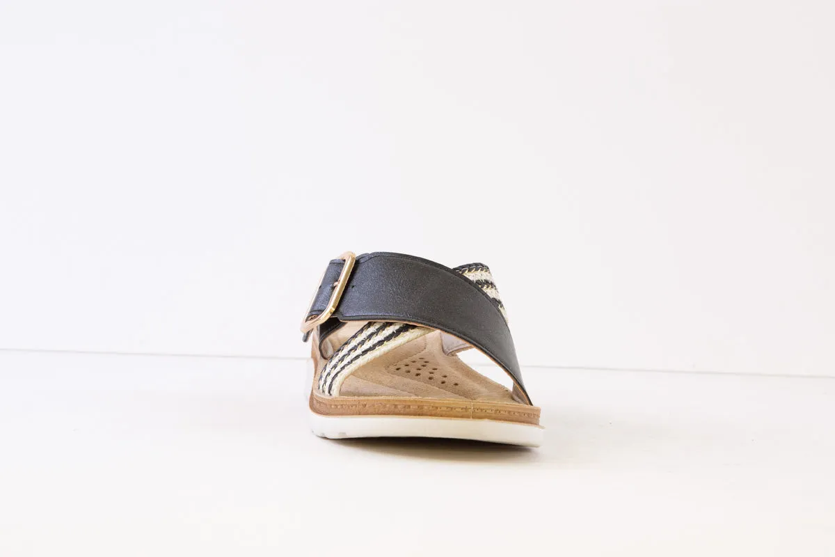 ROHDE - 1300 90 FLAT MULE - BLACK MULTI