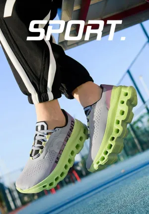Running Shoes for Men Wide Toe 2024 Trendy Casual Jogging Sneaker Men's Impact-Absorbing Road Running Trainers Comfortable Lightweight Breathable Mesh Walking Tennis Athletic Shoes