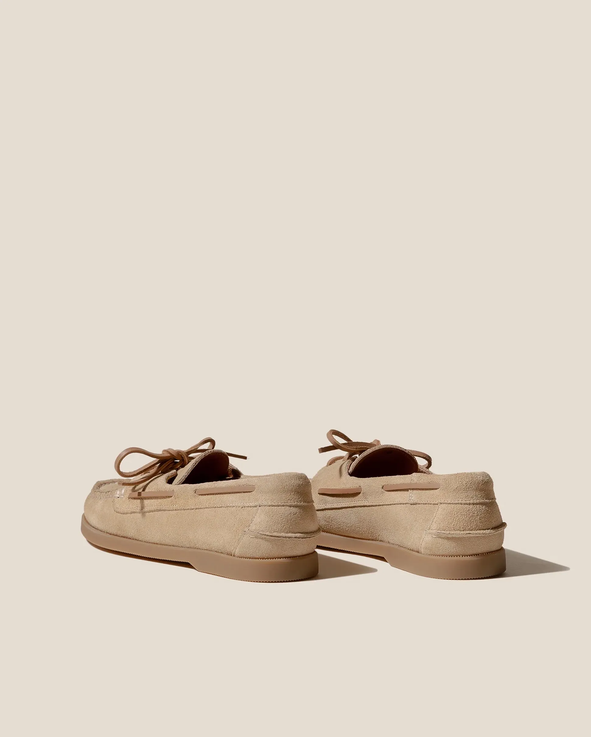 SALER NAUTIC SUEDE LOAFER / OAT BEIGE