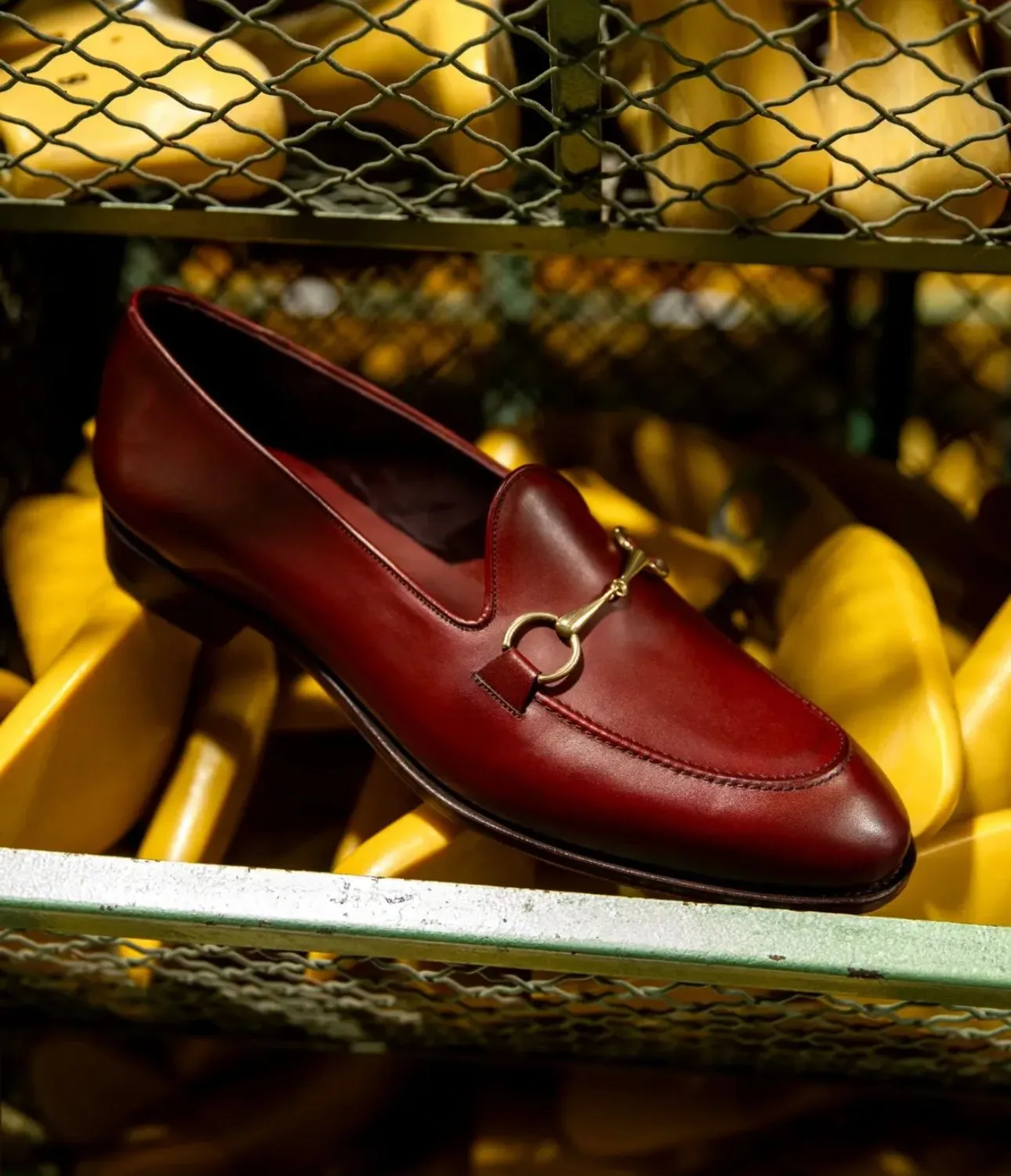 Scarlet Buckle Leather Loafer