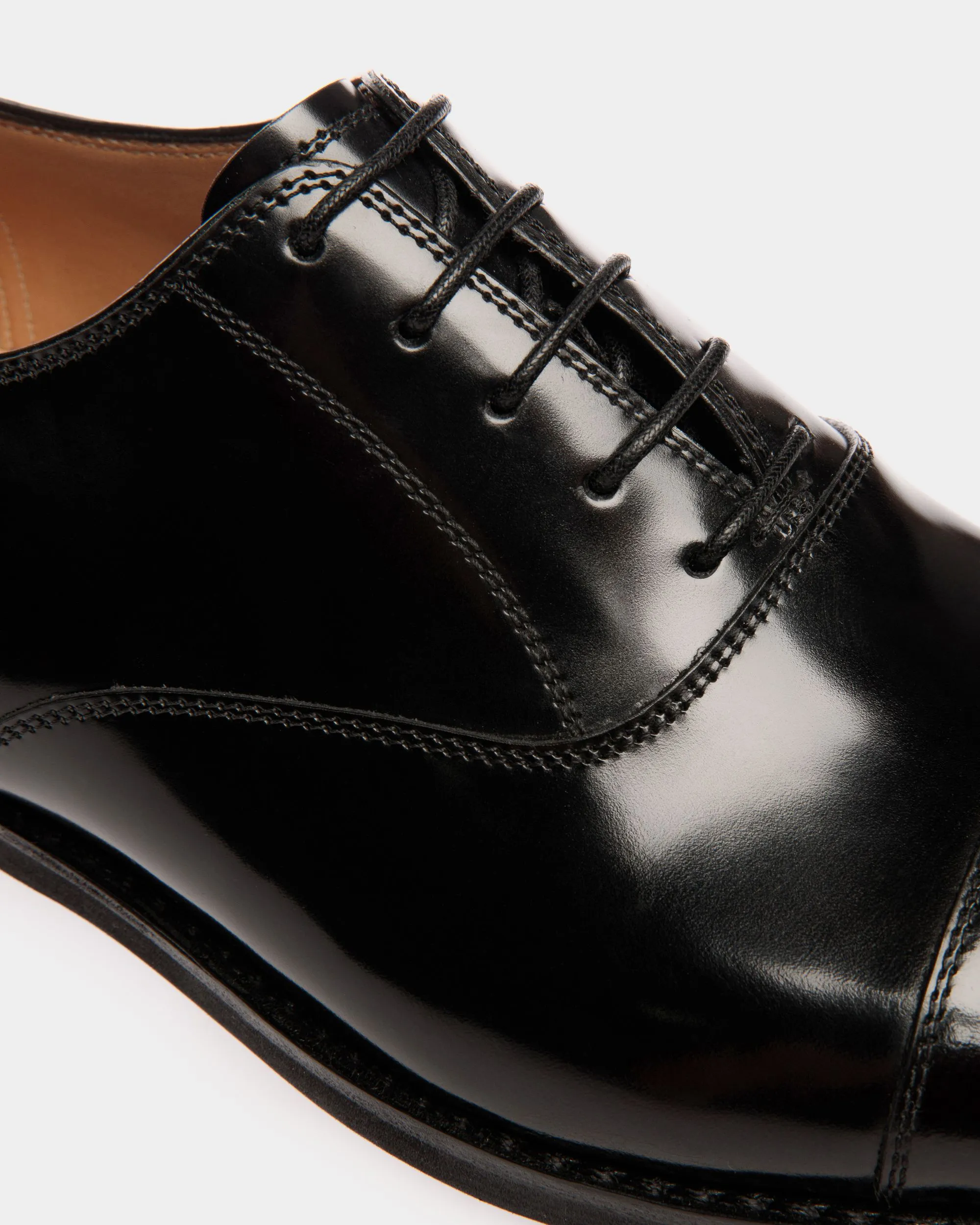 Schoenen Oxford In Black Leather