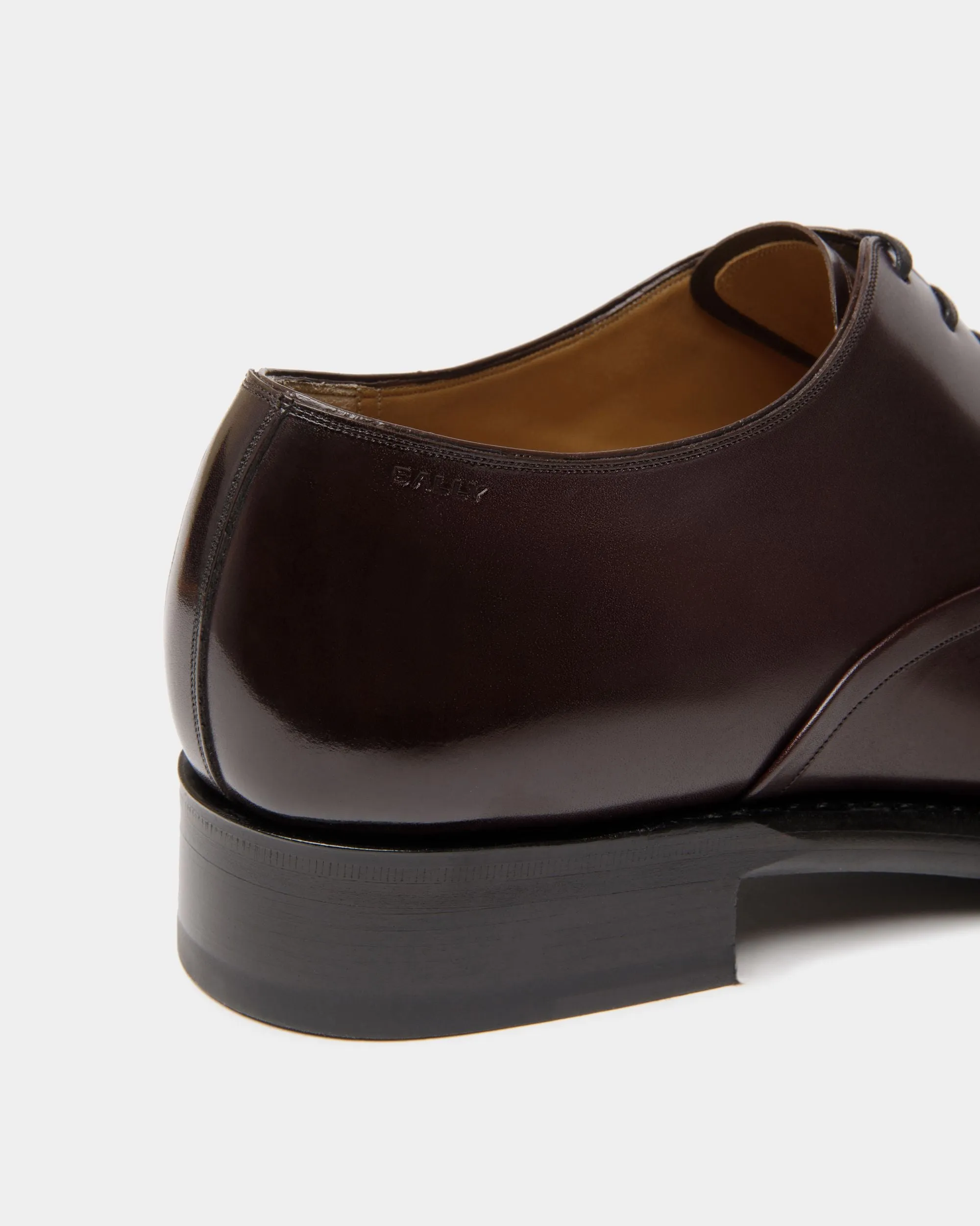 Scribe Un Oxford in Deep Burgundy Leather