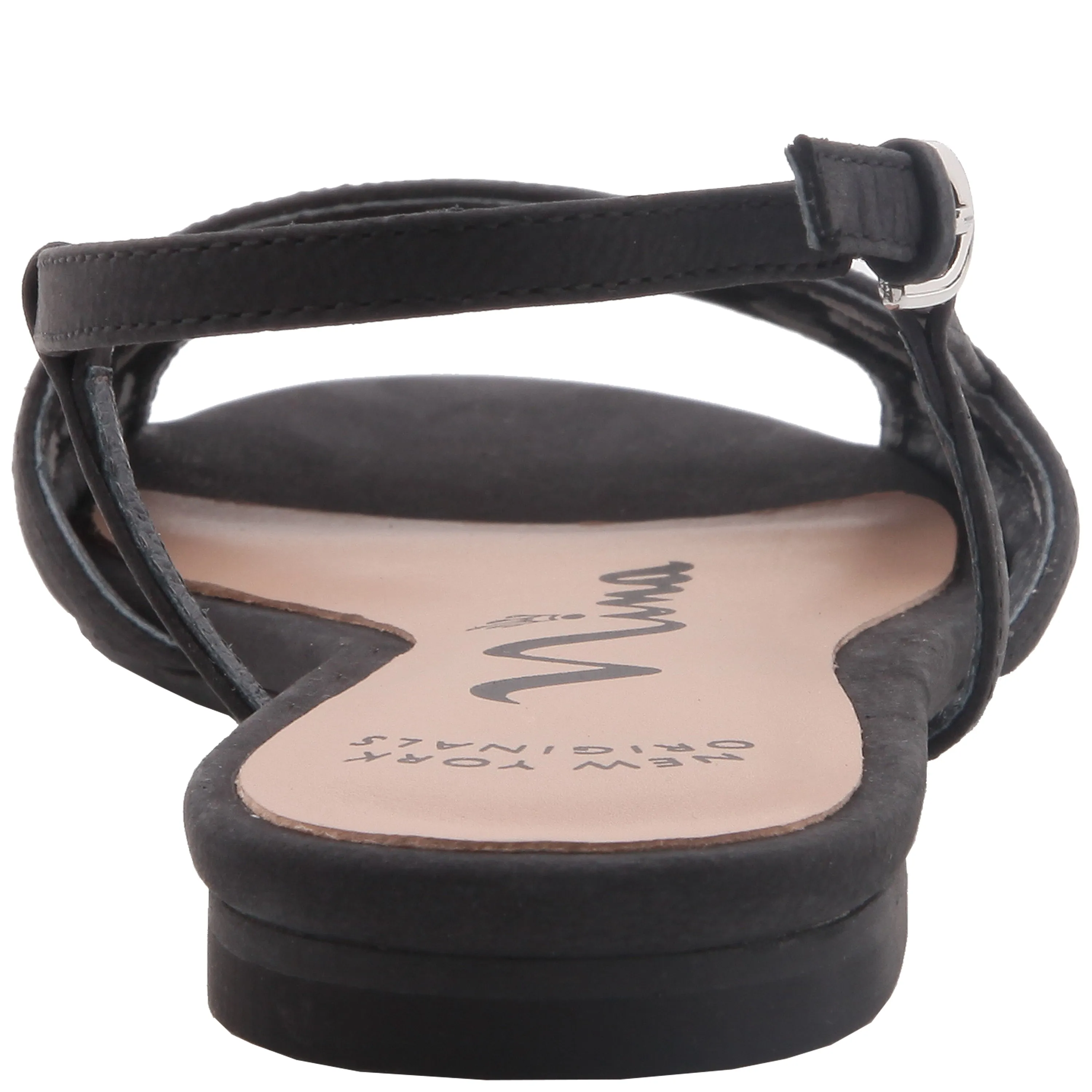 SEREANA-BLACK/WHITE PERF WOVEN LE