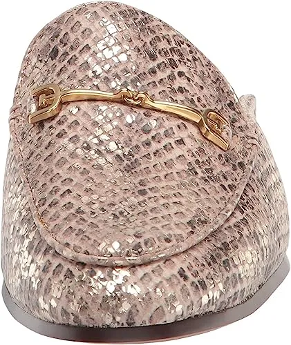 Sesame Edelman Elegant Linnie Chain Slip Almond Flat On Sam Outstanding Mules Embellished Toe