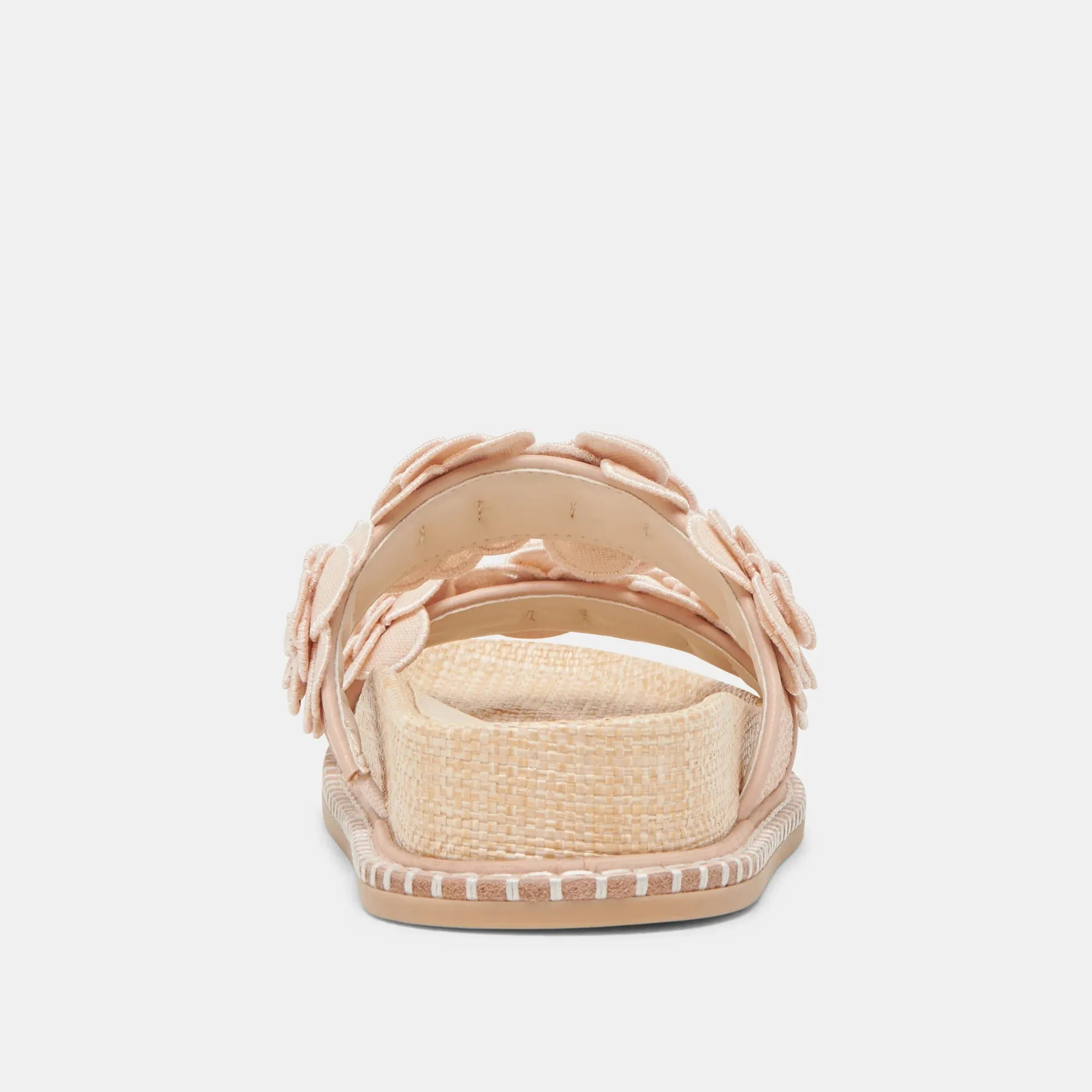 Sherla Sandal in Praline Raffia