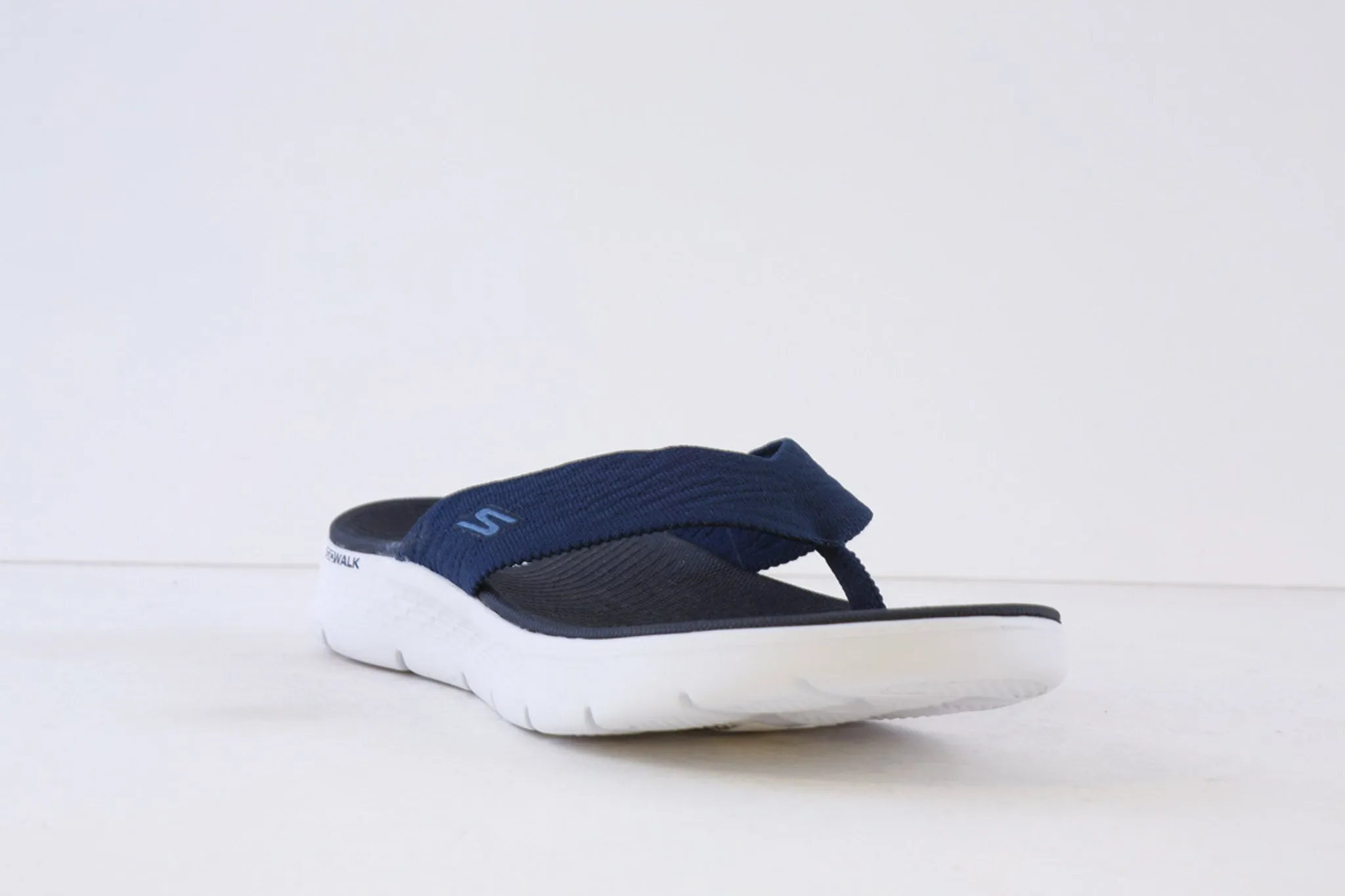 SKECHERS - 141404 GO WALK FLEX SLENDOR TOE-POST MULE - NAVY