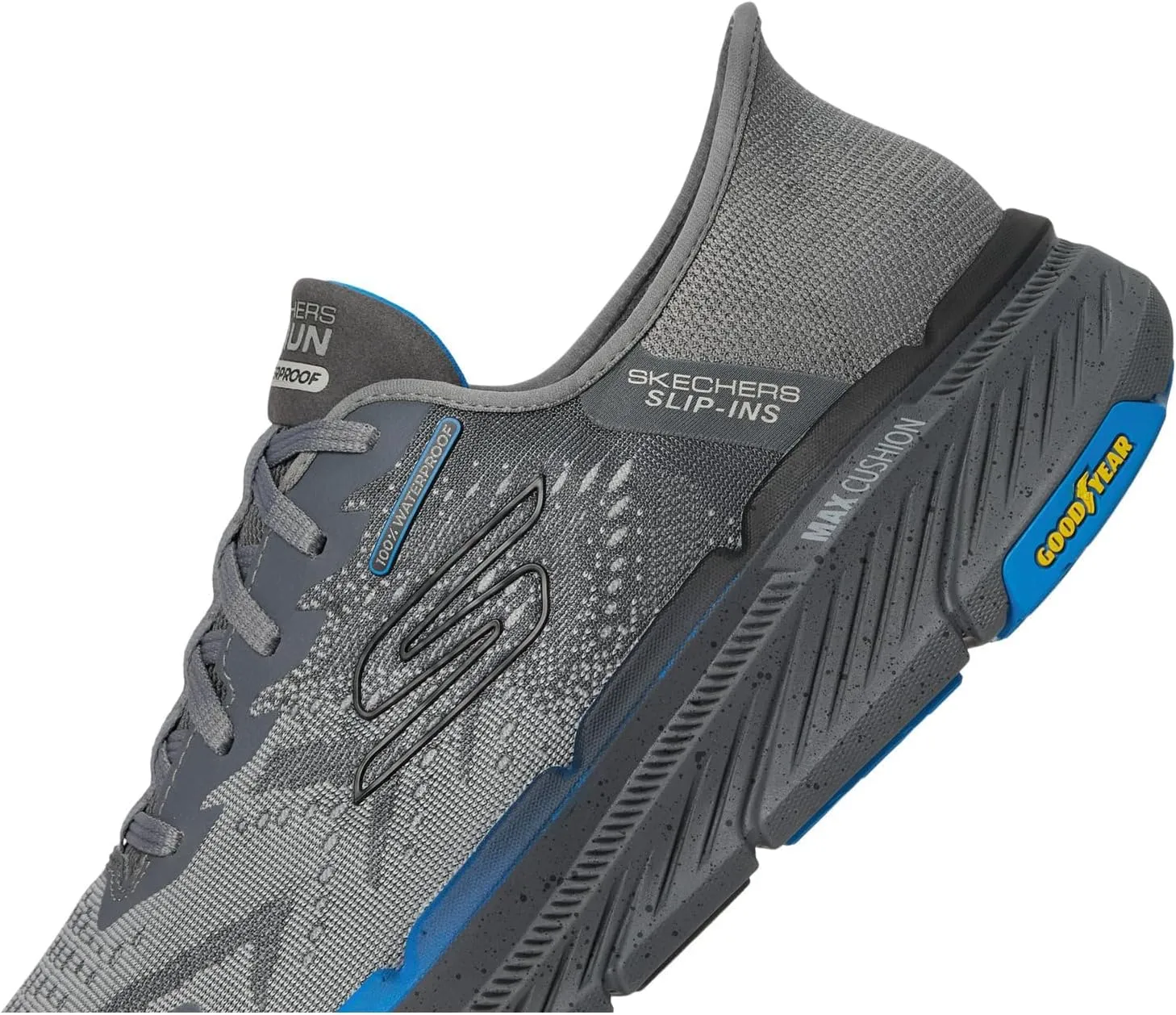 Skechers Men's Hands Free Slip-ins: Max Cushioning Premier 2.0-100% Waterproof Stanch Sneaker