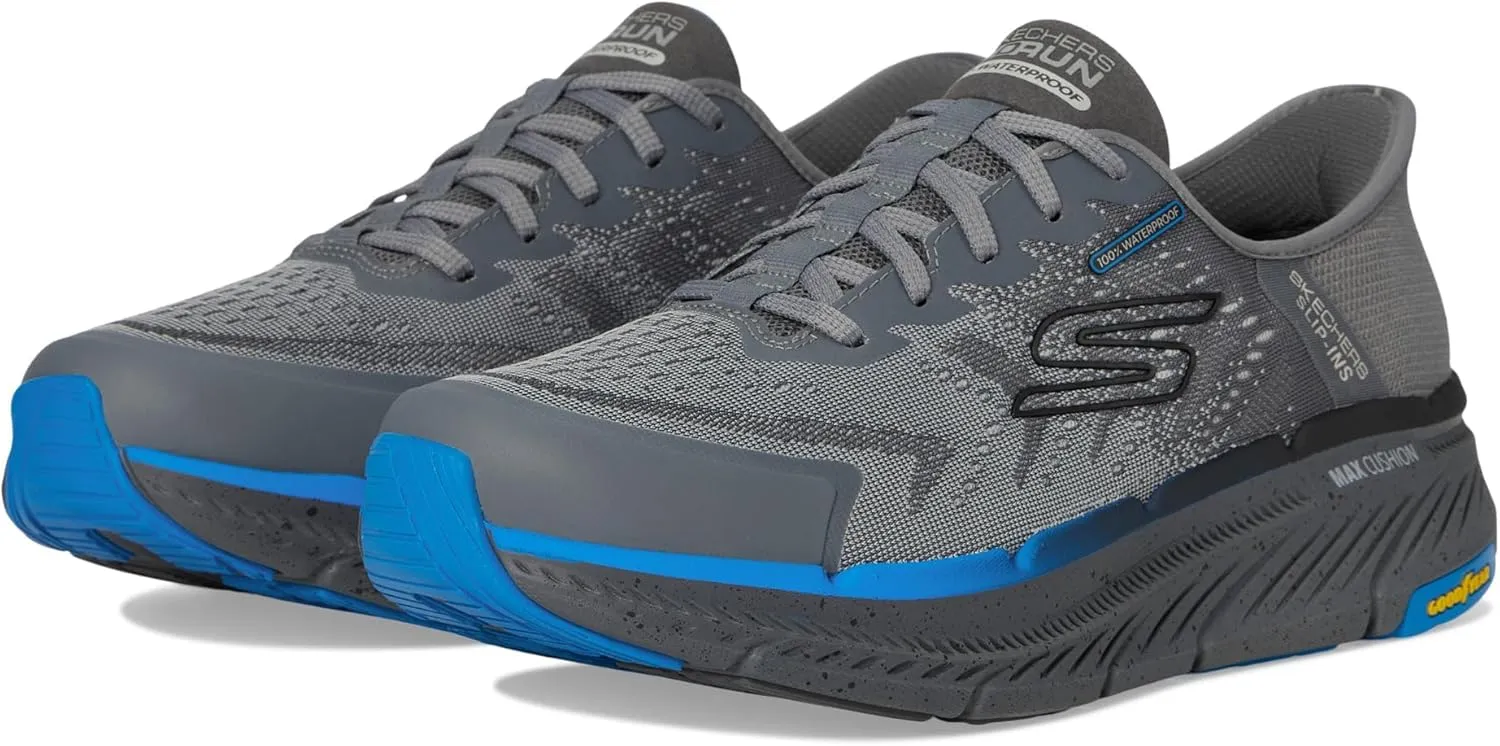 Skechers Men's Hands Free Slip-ins: Max Cushioning Premier 2.0-100% Waterproof Stanch Sneaker