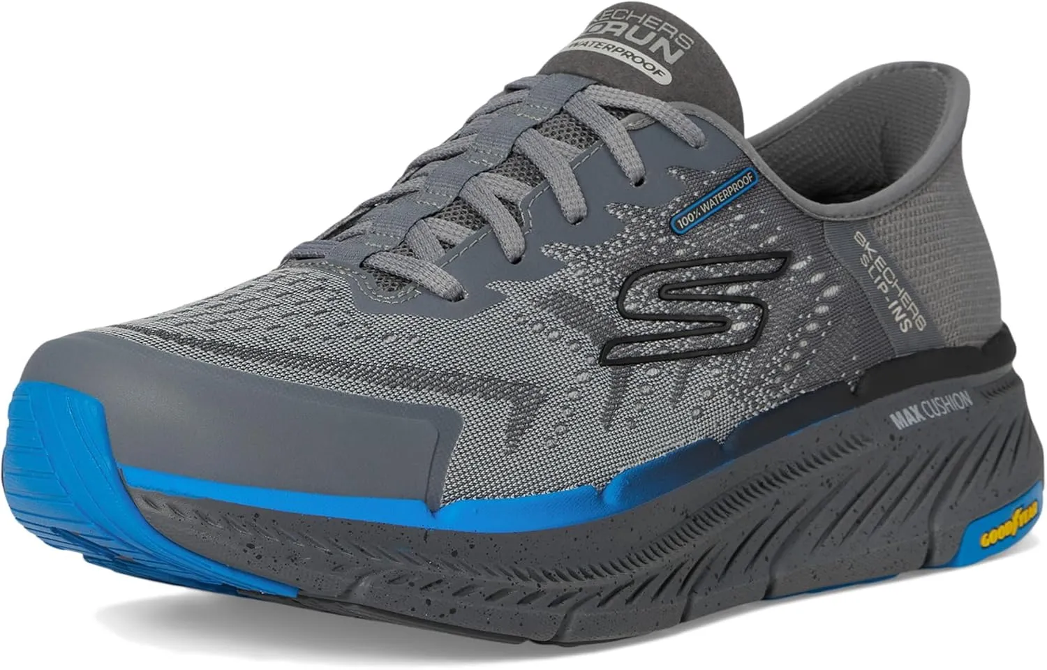 Skechers Men's Hands Free Slip-ins: Max Cushioning Premier 2.0-100% Waterproof Stanch Sneaker