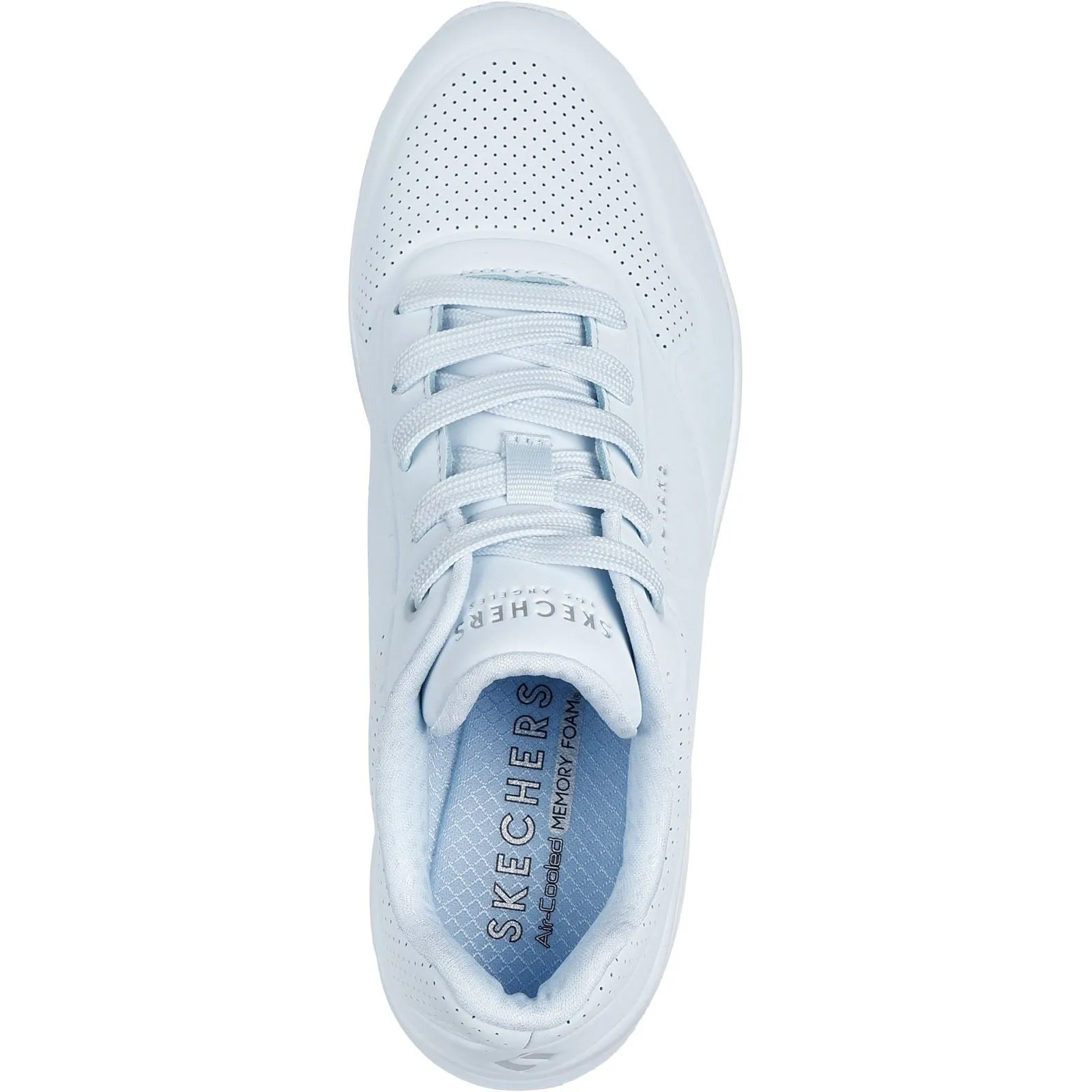 Skechers Uno Stand On Air Polyurethane Women's Light Denim Trainers