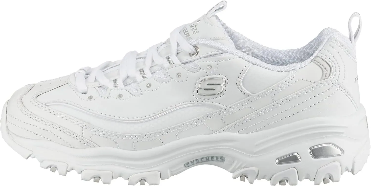 Skechers Women's D'Lites Fresh Start Memory Foam Lace-up Sneaker Fashion