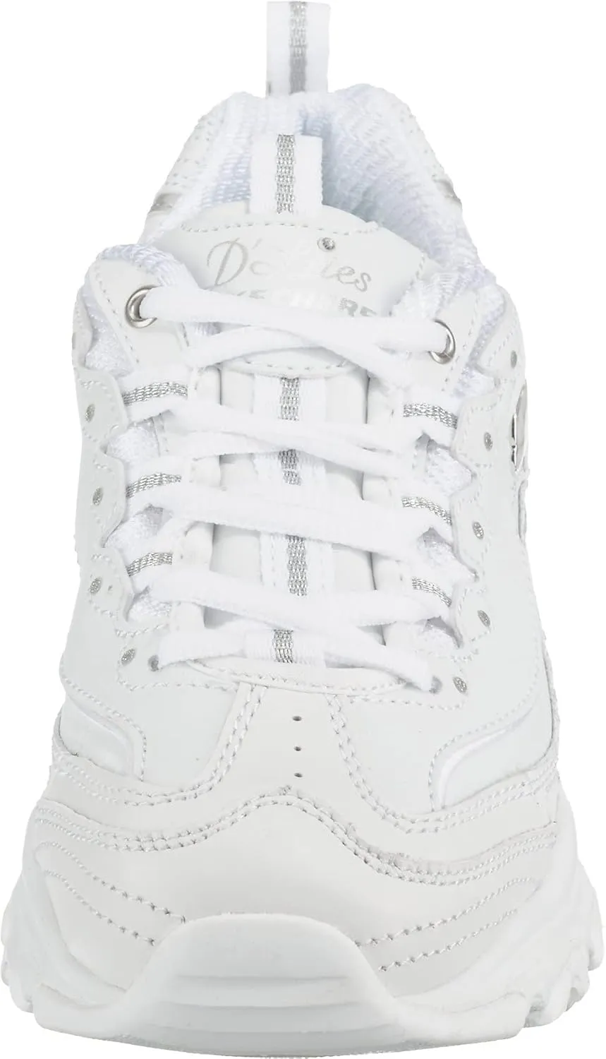 Skechers Women's D'Lites Fresh Start Memory Foam Lace-up Sneaker Fashion