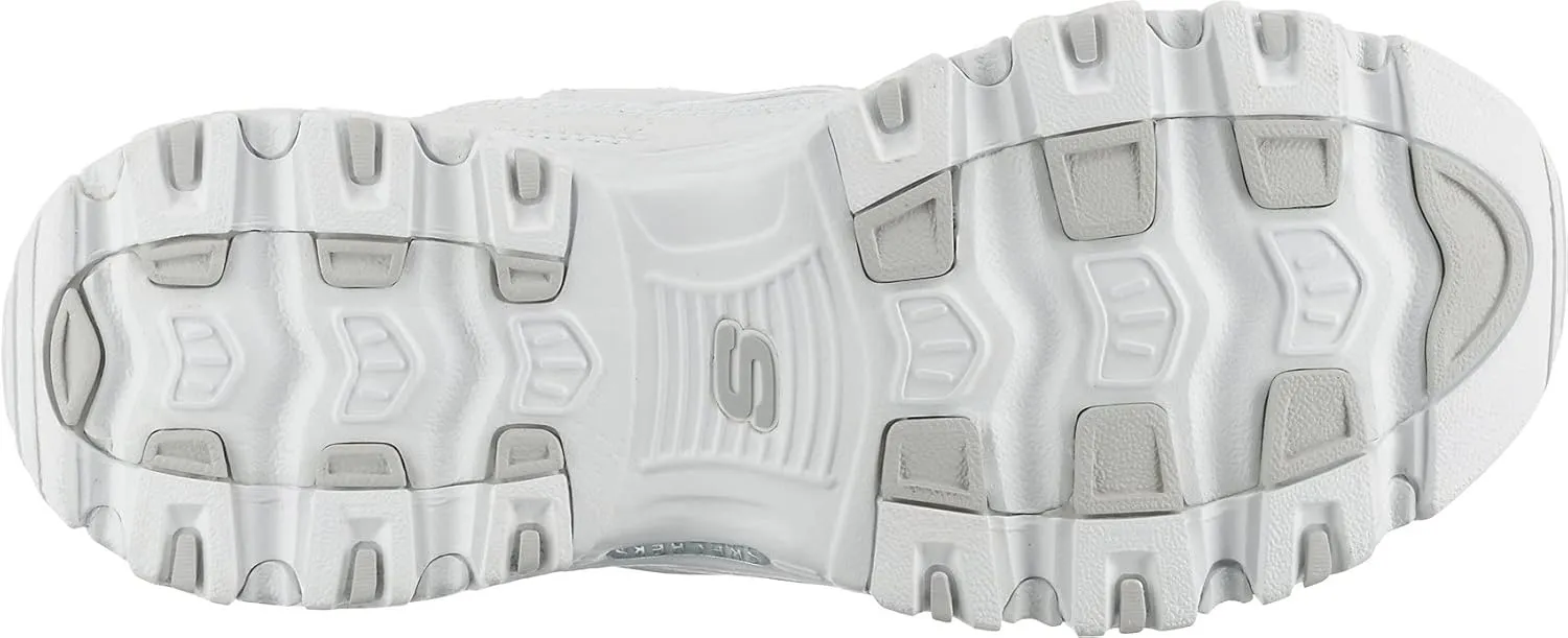 Skechers Women's D'Lites Fresh Start Memory Foam Lace-up Sneaker Fashion