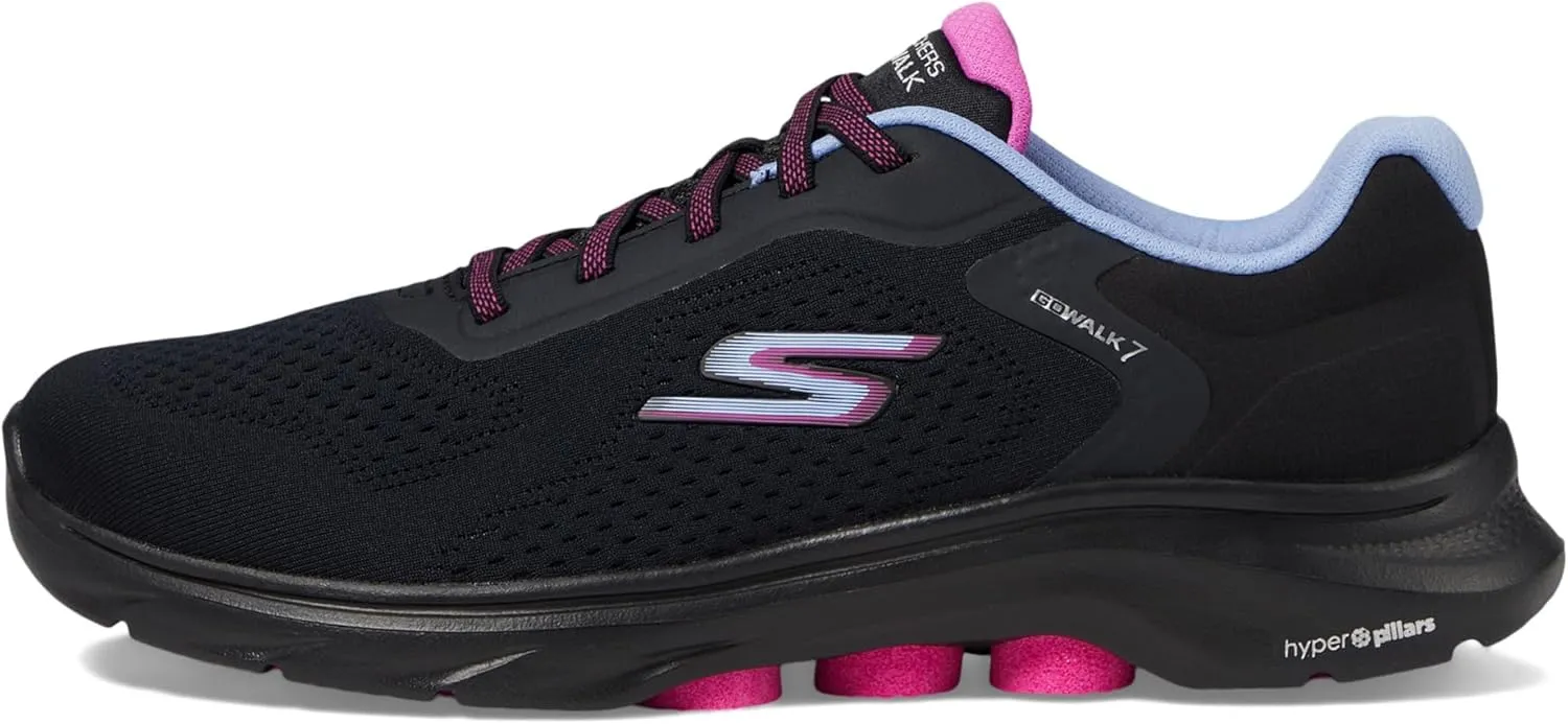Skechers Women's Go Walk 7 - Cosmic Waves Athletic Walking Sneaker
