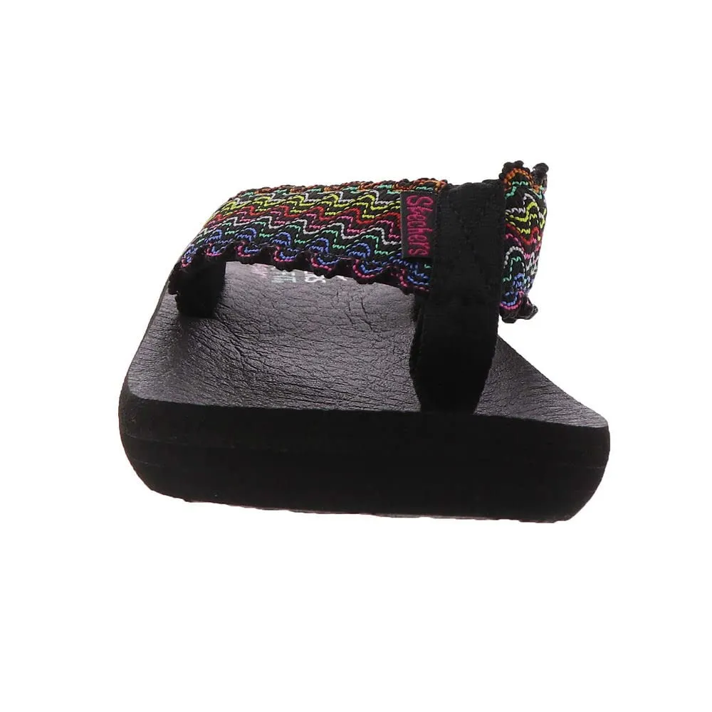 Skechers Women's, Relaxed Fit: Asana - Summer Is Here Sandal 8 Black Multi