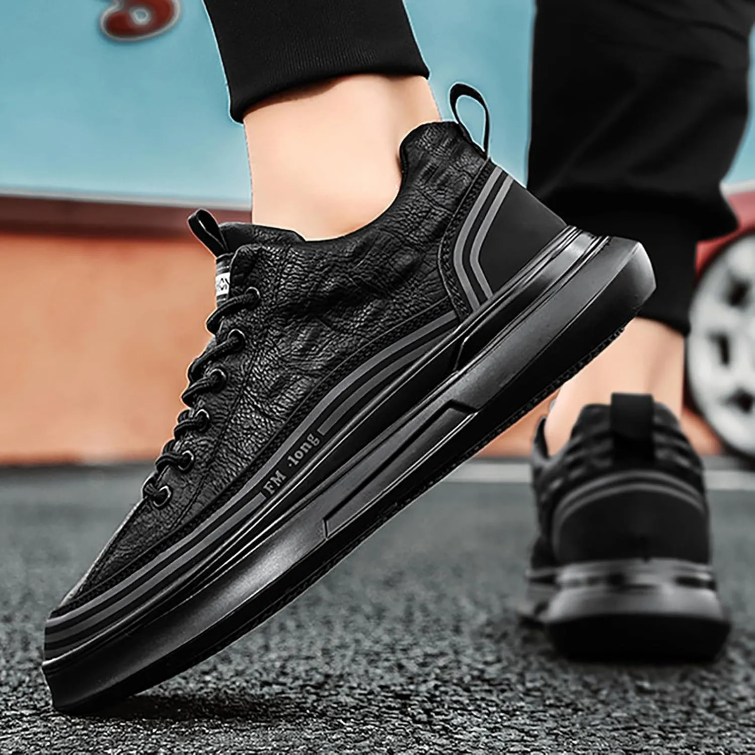 Sneaker for Men,Casual Slip on Trainers,Waterproof Non Slip Breathable Comfortable Sneakers
