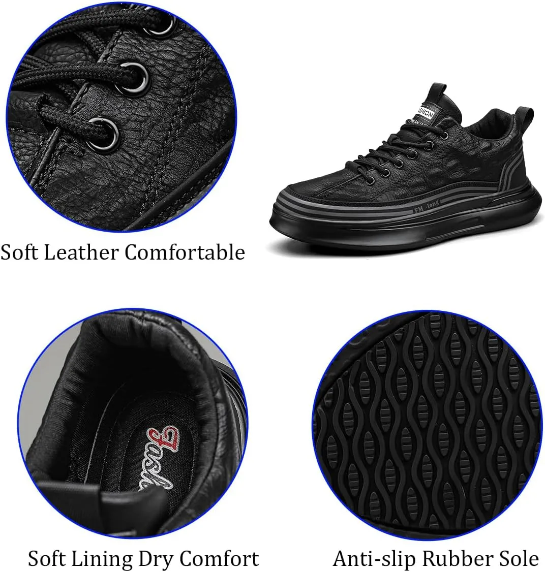 Sneaker for Men,Casual Slip on Trainers,Waterproof Non Slip Breathable Comfortable Sneakers