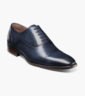 Sorrento Lux Cap Toe Bal Oxford-Navy | Florsheim