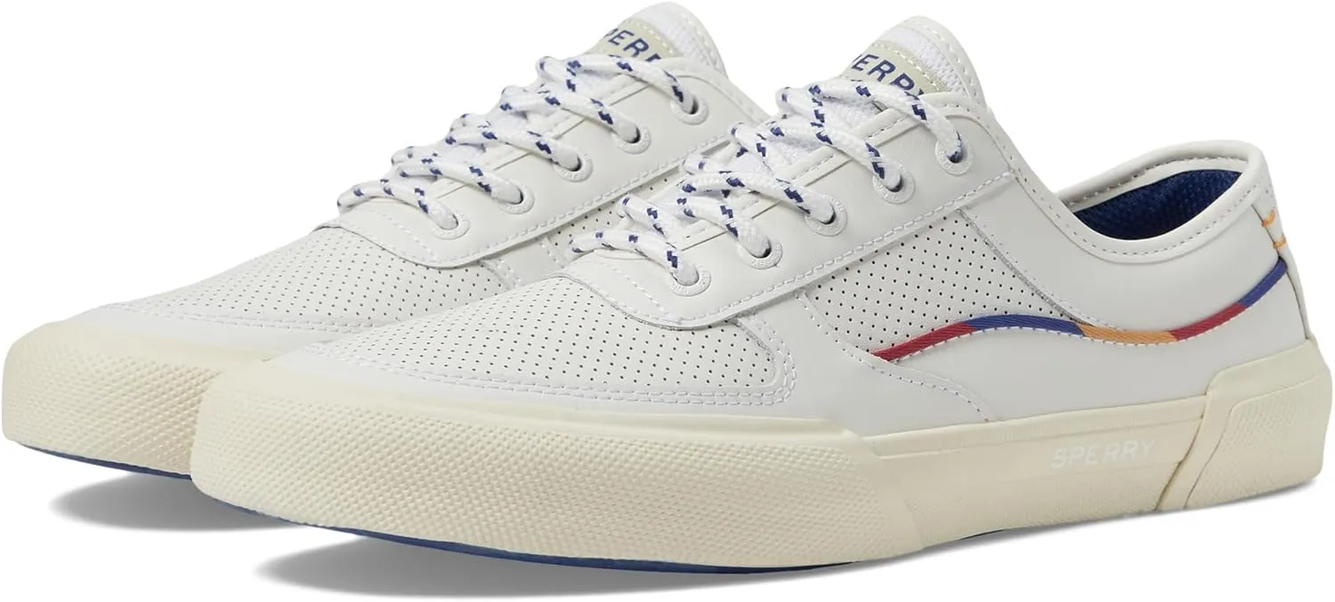 Sperry Mens Shoes Men's Soletide SeaCycled Sneaker, White, 9