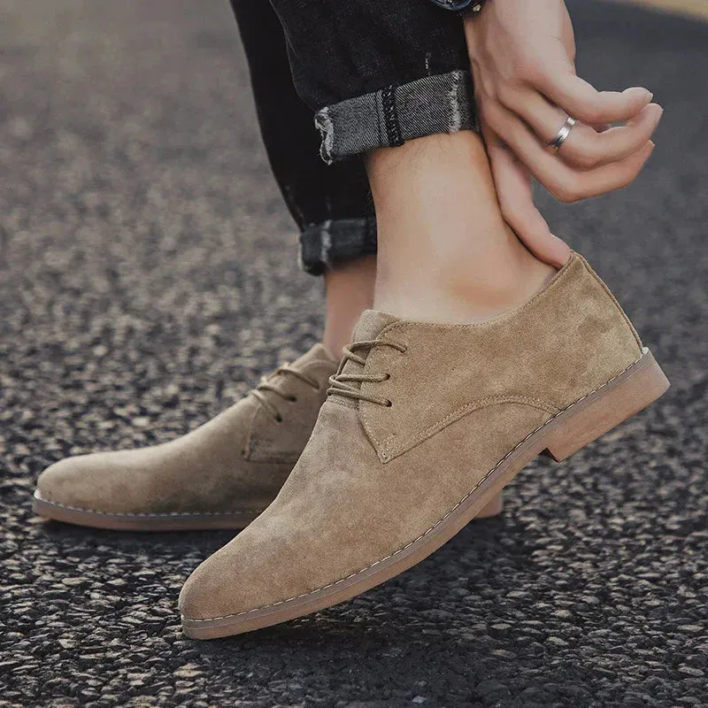 Suede Oxford Shoes for Men