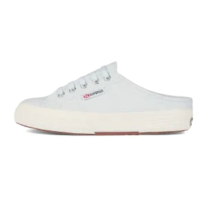 Superga 2402 Mule Azure Ice Full Avorio