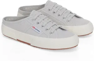 Superga Women's 2402 Mule Sneaker, Grey Silver, 6