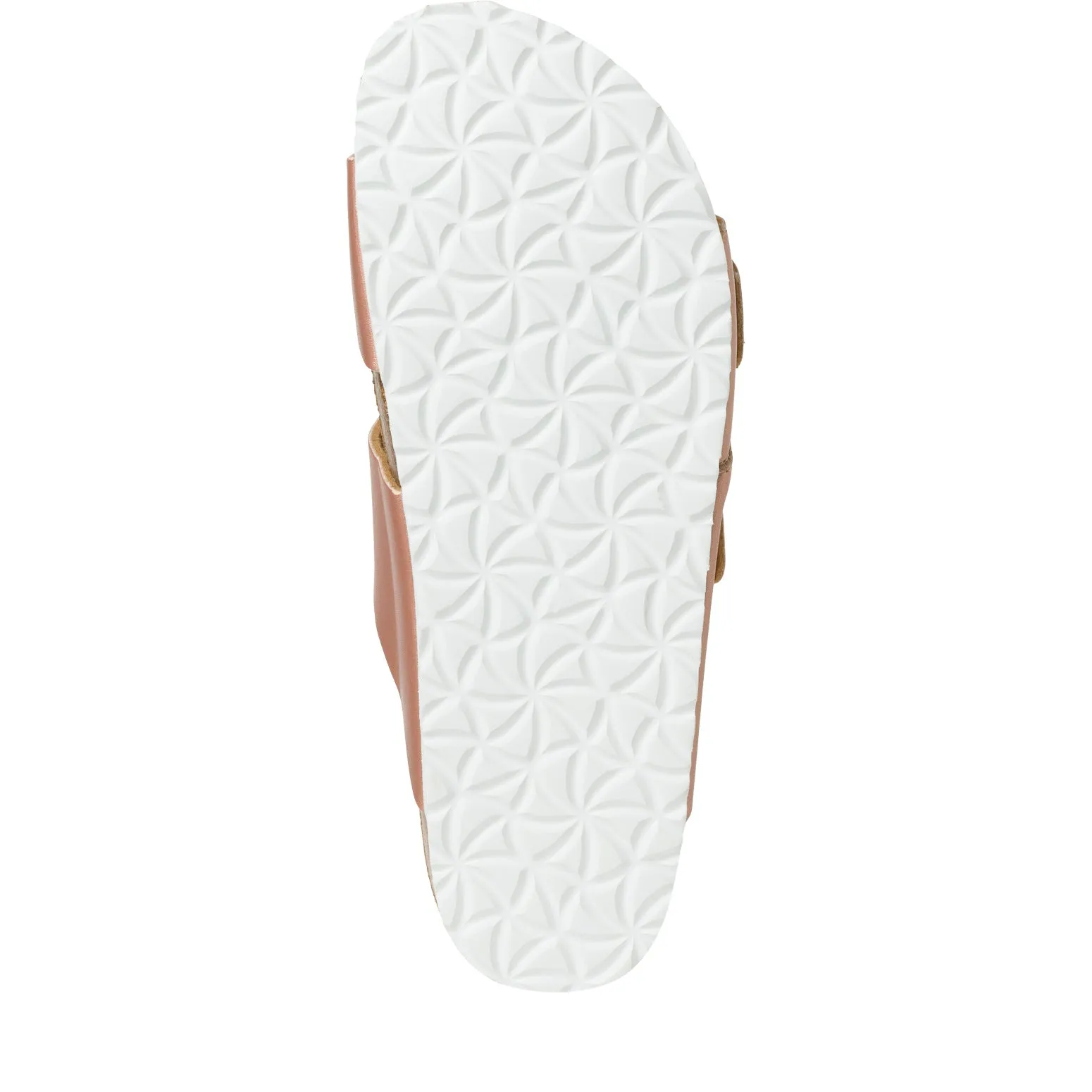 TAMARIS - 27503-943 FLAT DOUBLE STRAP MULE - ROSE GOLD