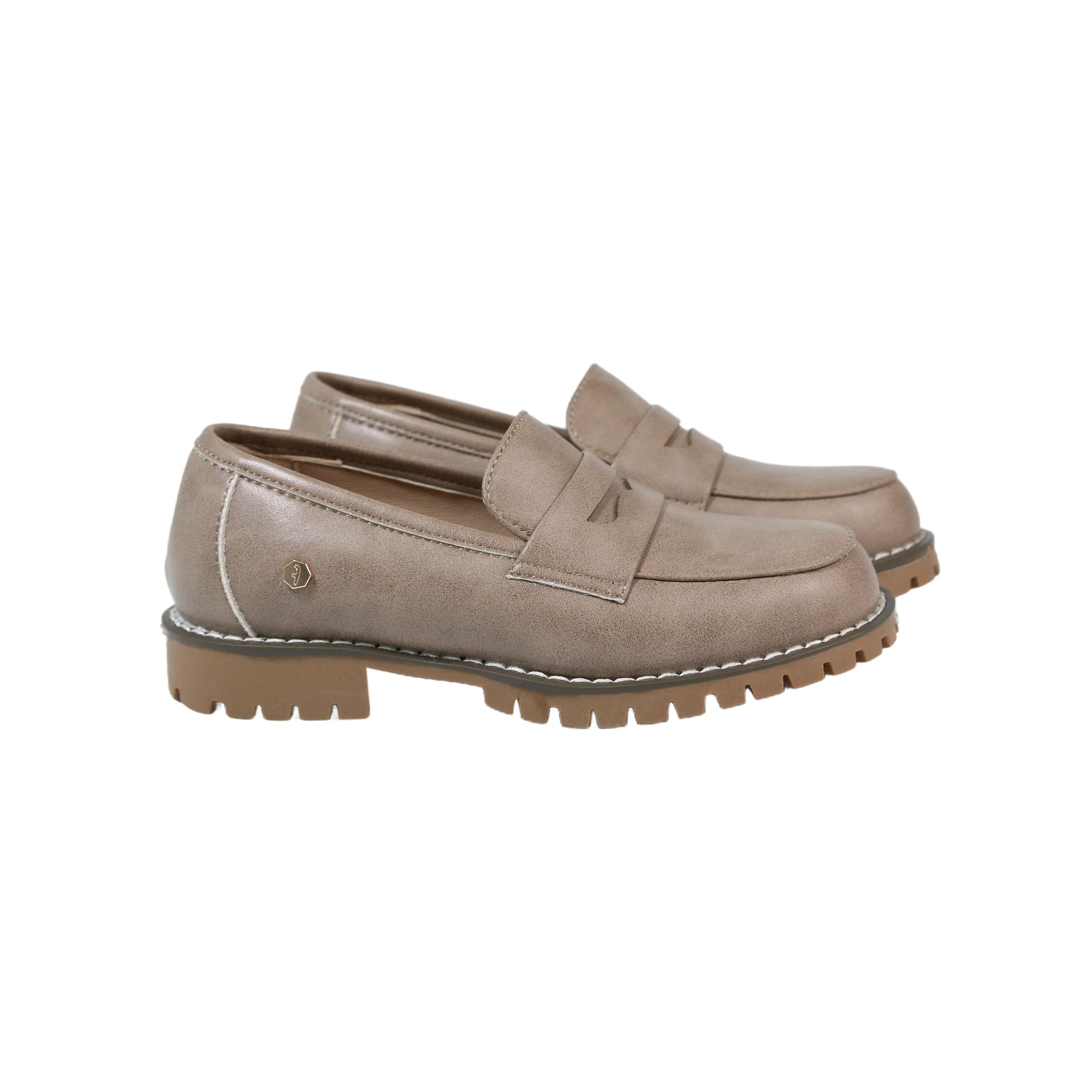 Taupe Leather