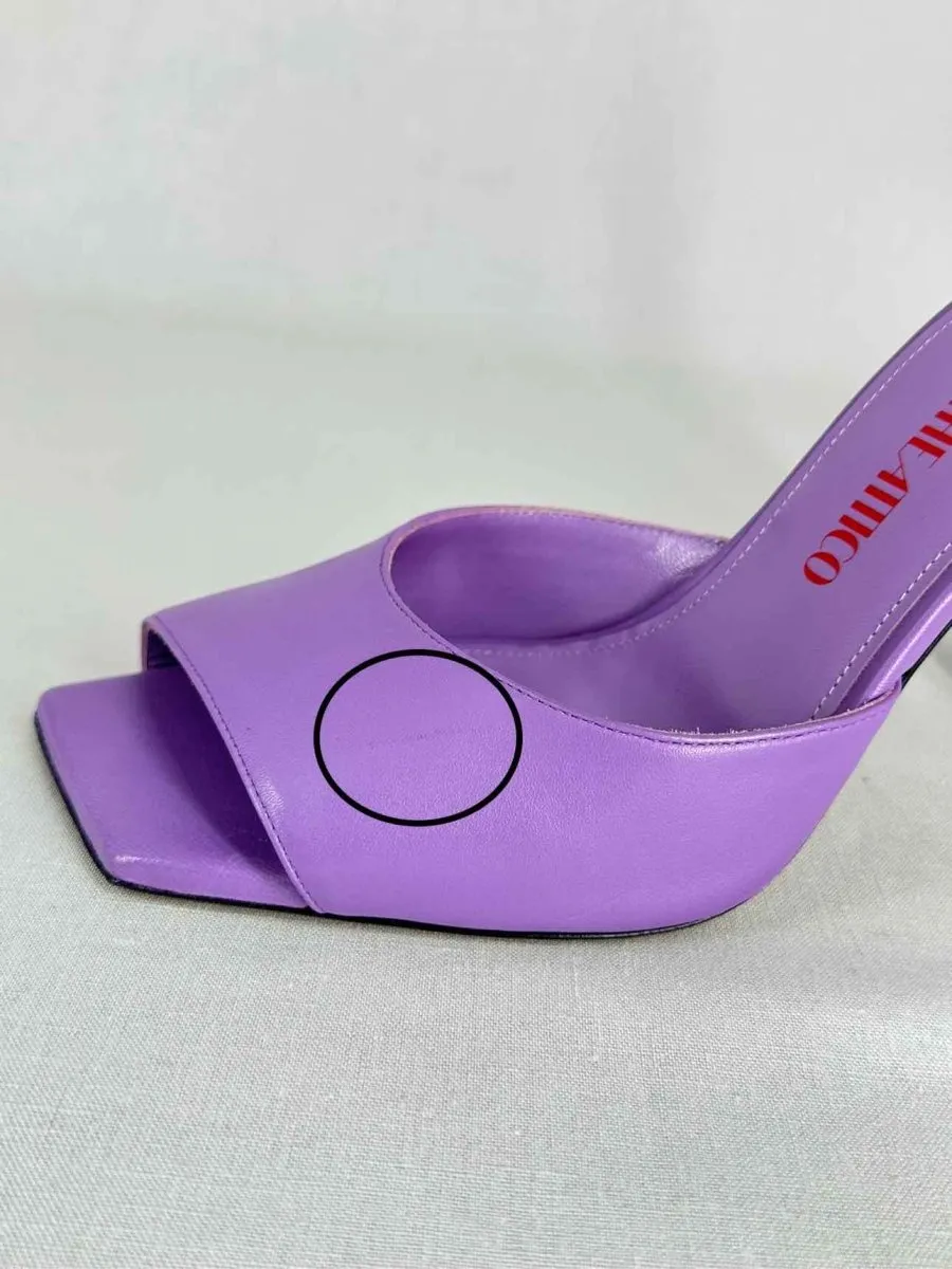 THE ATTICO Purple Heeled Sandals 39