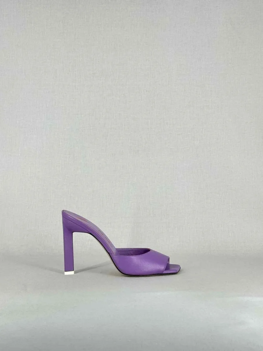 THE ATTICO Purple Heeled Sandals 39