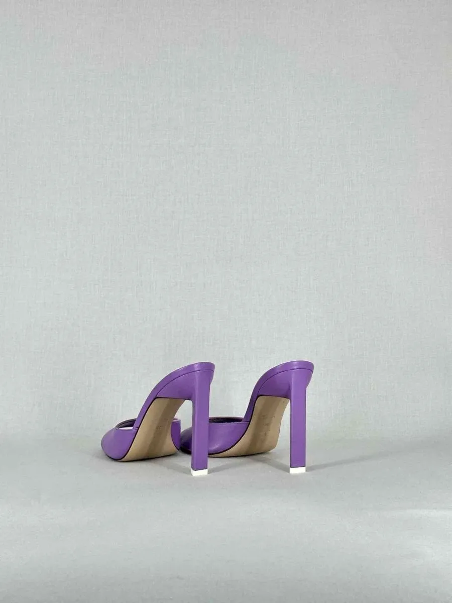 THE ATTICO Purple Heeled Sandals 39