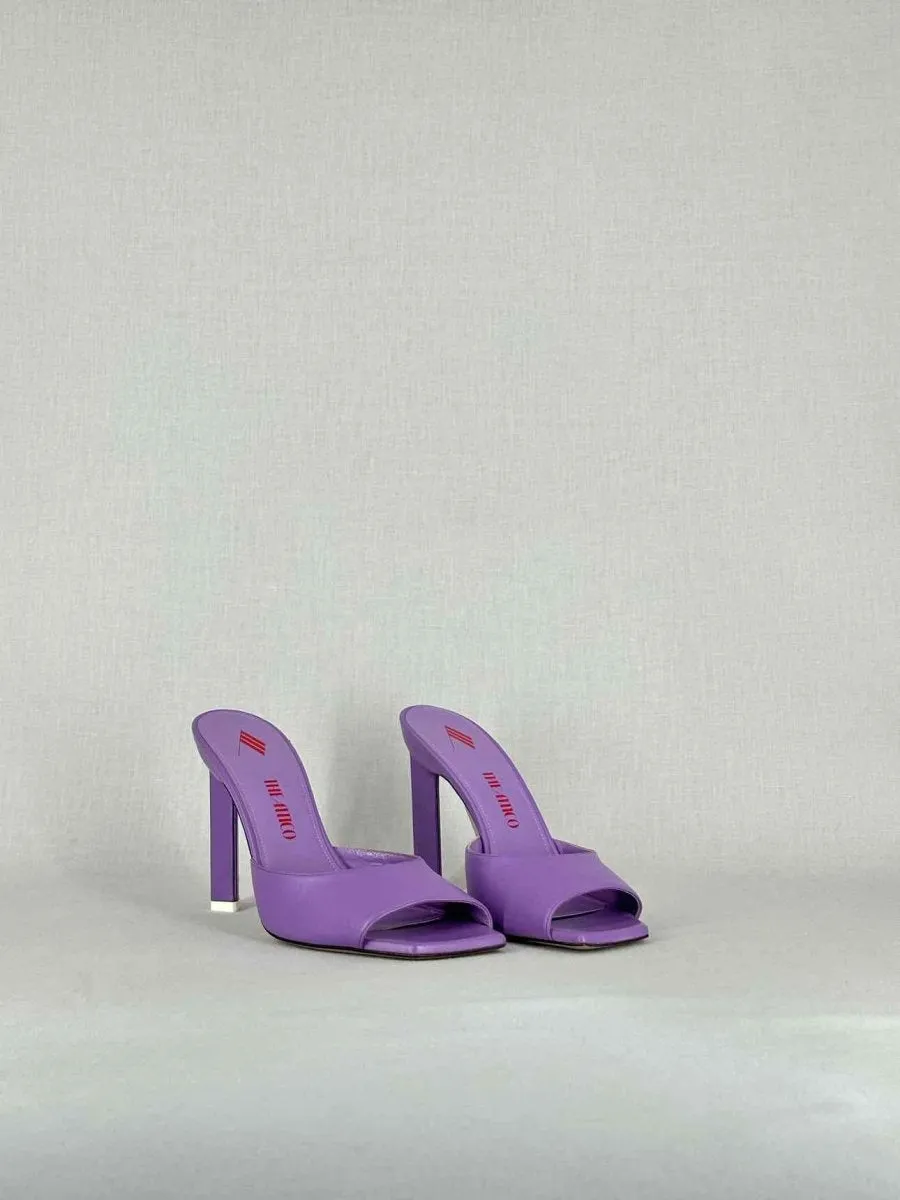 THE ATTICO Purple Heeled Sandals 39