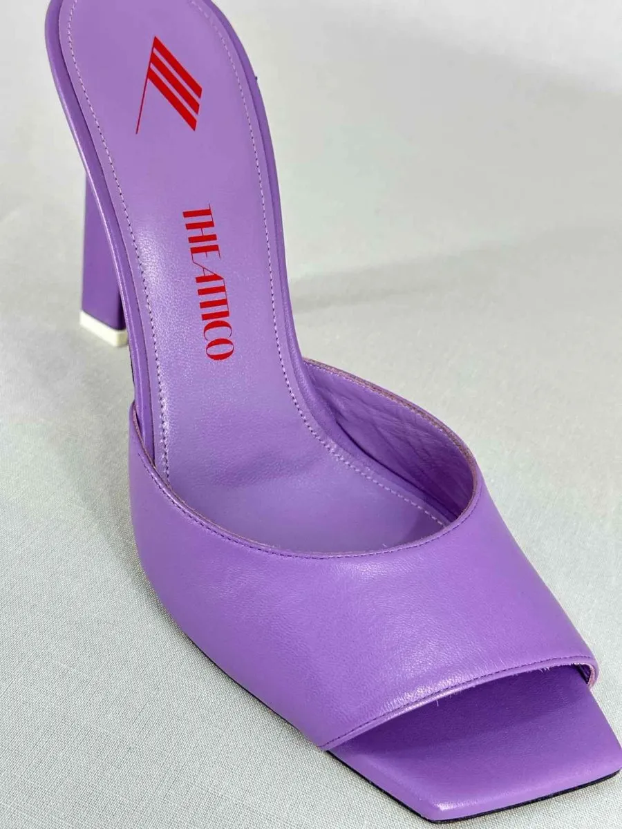 THE ATTICO Purple Heeled Sandals 39