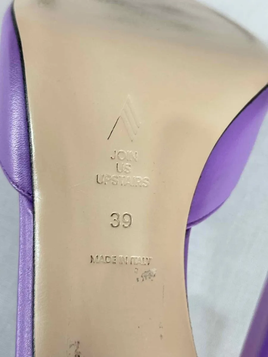 THE ATTICO Purple Heeled Sandals 39