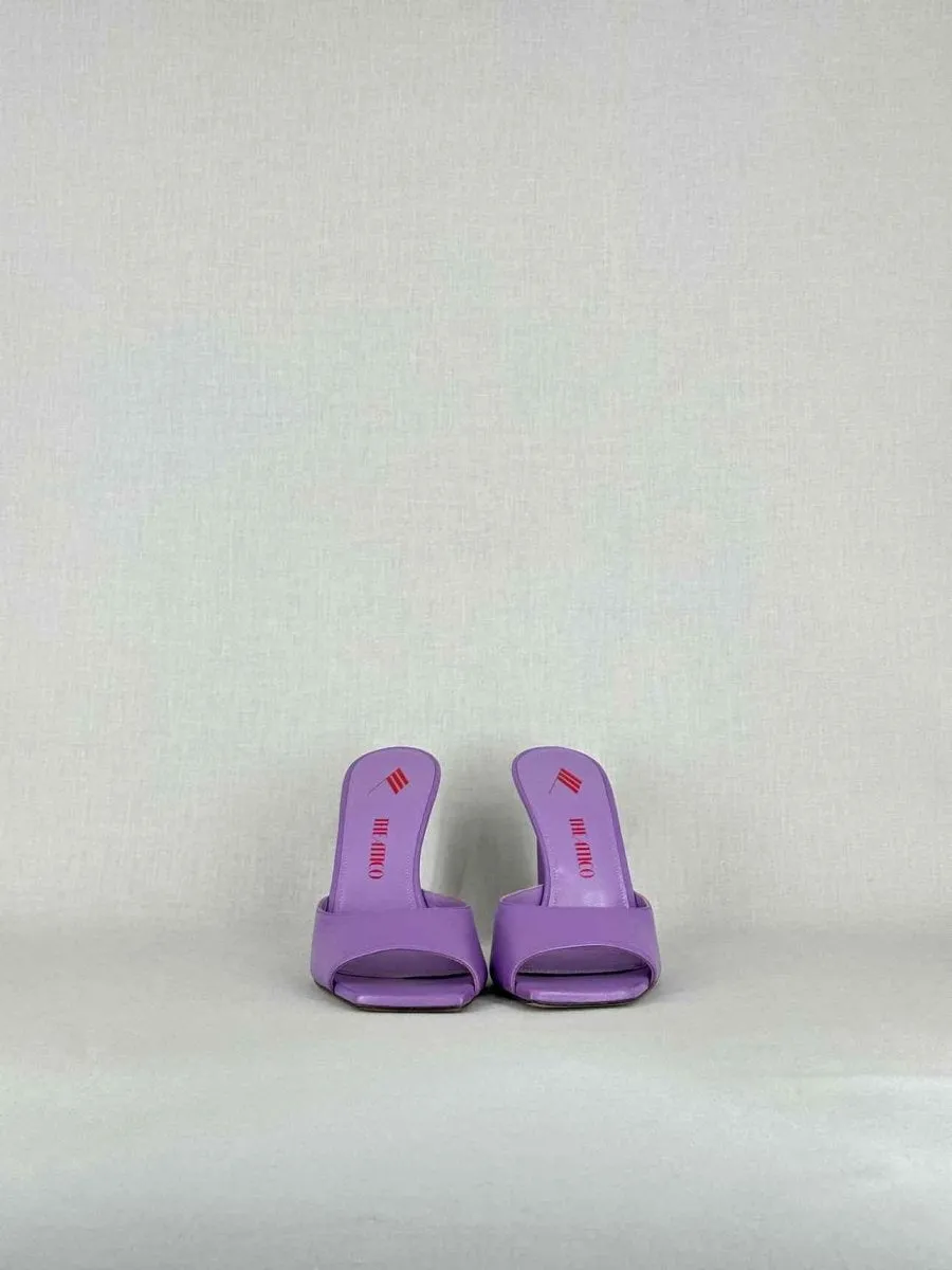 THE ATTICO Purple Heeled Sandals 39