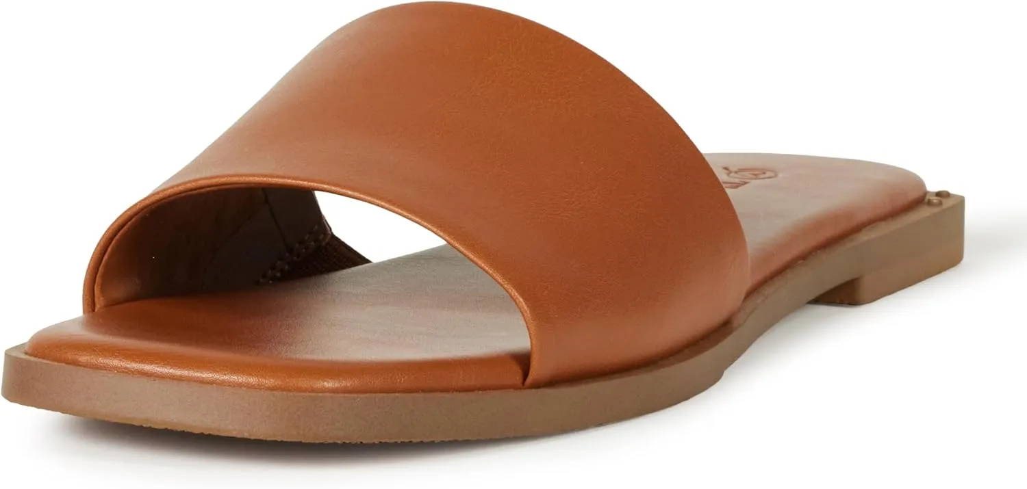 The Drop Women's Oslo One Band Sandal, Mocha, 7.5