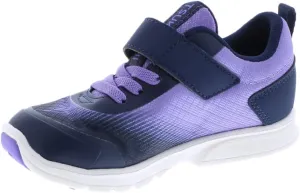 TSUKIHOSHI 3704 Turbo Strap-Closure Machine Washable Child Sneaker Shoe with Wide Toe Box and Slip-Resistant, Non-Marking Outsole - for Toddlers and Little Kids, Ages 1-8