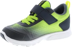 TSUKIHOSHI 3704 Turbo Strap-Closure Machine Washable Child Sneaker Shoe with Wide Toe Box and Slip-Resistant, Non-Marking Outsole - for Toddlers and Little Kids, Ages 1-8