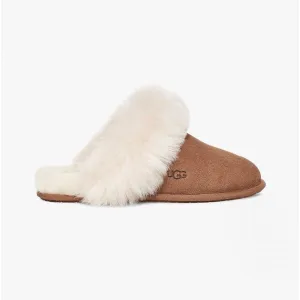 UGG SCUFF SIS Womens Suede Slippers Chestnut